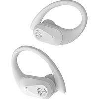 Boompods SportPods Ocean Sustainable Running Earphones - Bluetooth Sports Earbuds with Ear Hooks, Charging Case - Sweatproof Wireless Headphones Gym White