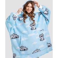 Kudd.ly Hoodie Snoodie Blanket - Koala Bear - Light Blue - New In Bag