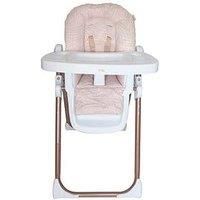 My Babiie MBHC8 Dreamiie Samantha Faiers Rose Gold Blush Tropical Premium Highchair, 3 Recline Positions, 6 Different Height Settings, Removable Easy Clean Tray, Suitable from 6 Months Up to 15 Kg