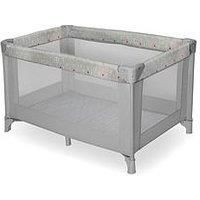 My Babiie Dani Dyer Elephants Travel Cot, Grey, Single