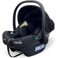 My Babiie MBCS02 i-Size Baby Car Seat - 40-87cm (Birth to 15 Months Approx.), R129, Group 0+, Lightweight Infant Carrier, Large Canopy, Newborn Insert, Adjustable Headrest - Black