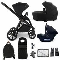 My Babiie My Babiie Mb450 Luxe 3-In-1 Travel System With R129 Car Seat - Black