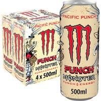 Monster Pacific Punch Energy Drink 4 x 500ml
