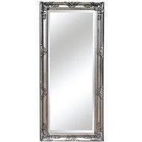 Julian Bowen Palais Antique Finish Pewter Lean-To Dress Mirror