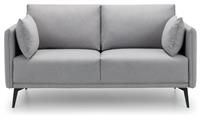 Julian Bowen Rohe 2 Seater Fabric Sofa - Grey
