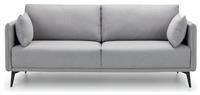 Julian Bowen Rohe 3 Seater Fabric Sofa - Grey