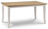 Julian Bowen Davenport Oak Elephant Grey Dining Table