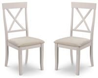 Julian Bowen Davenport Set Of 2 Dining Chairs