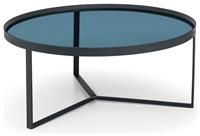 Black Smoked Glass Coffee Table - Loft - Julian Bowen