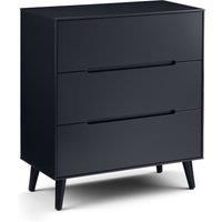 Julian Bowen Alicia 3 Drawer Chest Anthracite