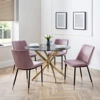 Julian Bowen Montero Round 4 Seater Dining Table