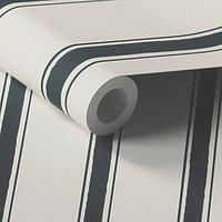 Lick Black & White Stripes 03 Textured Wallpaper