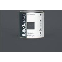 LickPro Matt Black 01 Emulsion Paint 2.5Ltr (125JY)
