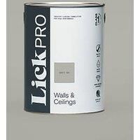 LickPro Matt Grey 04 Emulsion Paint 2.5Ltr (598JX)