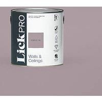 LickPro Matt Purple 01 Emulsion Paint 2.5Ltr (642JX)