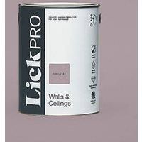 LickPro Matt Purple 01 Emulsion Paint 5Ltr (816JY)