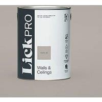 LickPro Matt Taupe 01 Emulsion Paint 5Ltr (763JY)