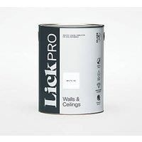LickPro Eggshell White 01 Emulsion Paint 5Ltr (770JY)
