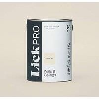 LickPro Eggshell White 05 Emulsion Paint 5Ltr (295JY)