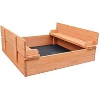 Children's Sand Pit with Seating and Cover