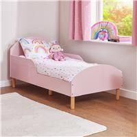 Liberty House Toys Pink Toddler Bed, H68 x W74 x D144cm