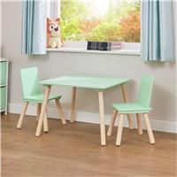 Liberty House Toys Kids Table and Chair Set - Green
