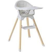 Kids High Chair – Grey and Beechwood
