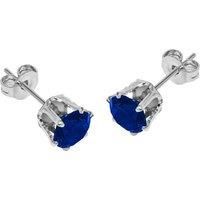 Blue Cubic Zirconia Stud Earrings