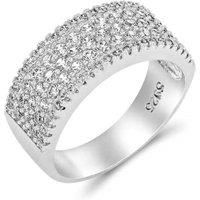 S925 Silver Plated Cubic Zirconia Ring