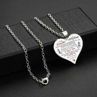 Mum To Daughter Love Pendant Necklace - Silver