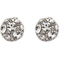 Magnetic Round Stud Clip On Earrings - Silver