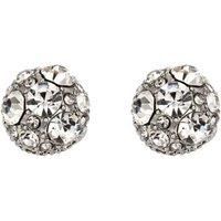 Magnetic Round Stud Clip On Earrings - Silver