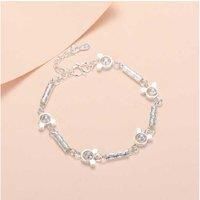 Mickey Bracelet With Cubic Zirconia - Silver