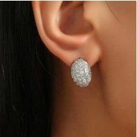 Sterling Silver S925 Crystal Earrings