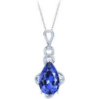 Necklace Bracelet And Earrings Tri-Set - Blue