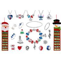 Christmas Calendar With Jewellery Gifts - Silver