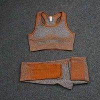 Orange Activewear Set - Legging & Bra