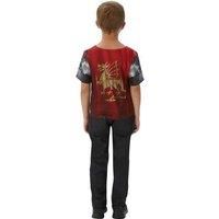 Knight T-Shirt Children Boy Fancy Dress - Black