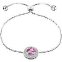 Pink Bracelet And Earrings Set-Xmas Box