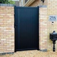 Devon Premium Aluminium Side Gate - Black