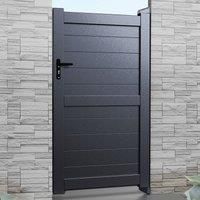 Exeter Premium Aluminium Side Gate - Grey