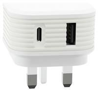 Juice 30W Dual Port Fast Charger USB And USB C PD Universal Plug Fast Charge