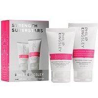 Philip Kingsley | Stocking Filler: Strength Superstars Gift Set | Elasticizer & Elasticizer Booster | Hair Treatment Duo to Hydrate, Strengthen & Add Shine | 40ml & 50ml