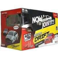 RCG Racing Retro 1/16 Mini Drift Car - White (White/Black)