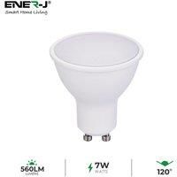 Ener-J 7W GU10 Plastic Body SMD LED, 560 Lm 3000K
