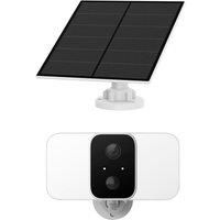 Smart Wireless Floodlight Camera with Solar Panel