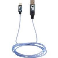BATMAN Official Licensed Light Up Charging Cable. Type-C to USB cable With Flowing Light Effect, Fast Charge And Data Sync. Suitable For Smartphones, Tablets, Bluetooth Headphones, Power Banks Etc.