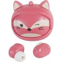 LAZERBUILT Squishmallows Face Change TWS Cam Wireless Bluetooth Earbuds - FiFi, Pink