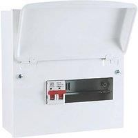 MK Sentry 8-Module 6-Way Part-Populated Main Switch Consumer Unit (888KP)