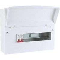 MK Sentry 12-Module 10-Way Part-Populated Main Switch Consumer Unit (847KP)